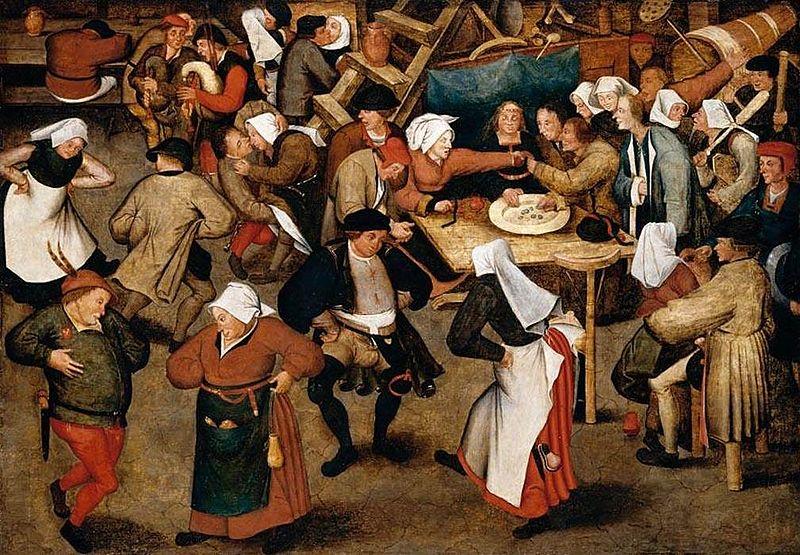 Pieter Brueghel the Younger The Wedding Dance in a Barn oil painting picture